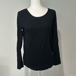 LOFT Black Long Sleeve Tee - Size Medium